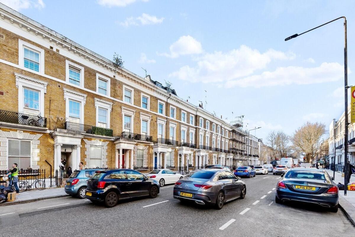 Balcony Blue Theme 1 Bedroom Central London Luxury Flat Near Hyde Park! Accommodates Up To 6! Double Sofa Bed And Next To Station! Dış mekan fotoğraf